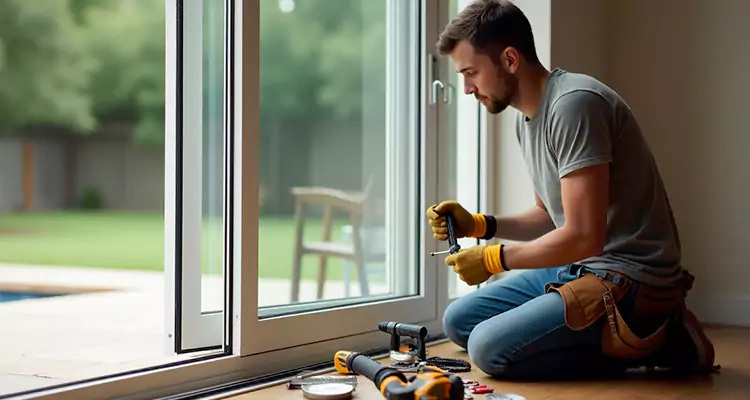 Squeaky Sliding Patio Doors in Leisure City, FL