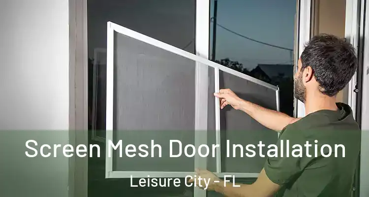  Screen Mesh Door Installation Leisure City - FL